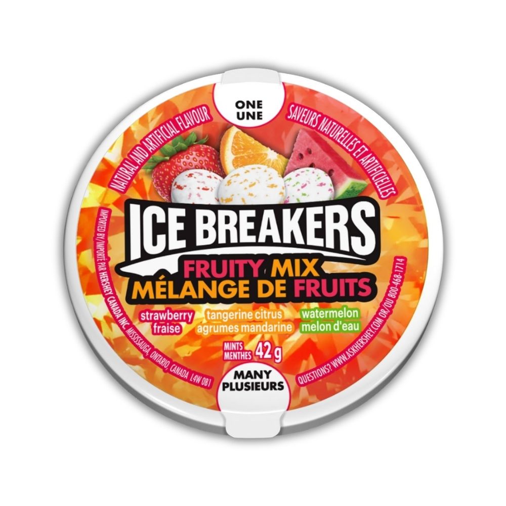 Ice Breakers Fruit Mix Mints 42g 6/bx