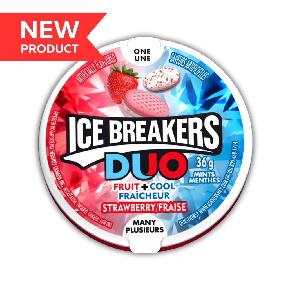 Ice Breakers Duo Strawberry 36g 6/bx