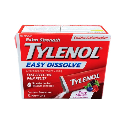 Tylenol Extra Strength Easy Dissolve 12ct