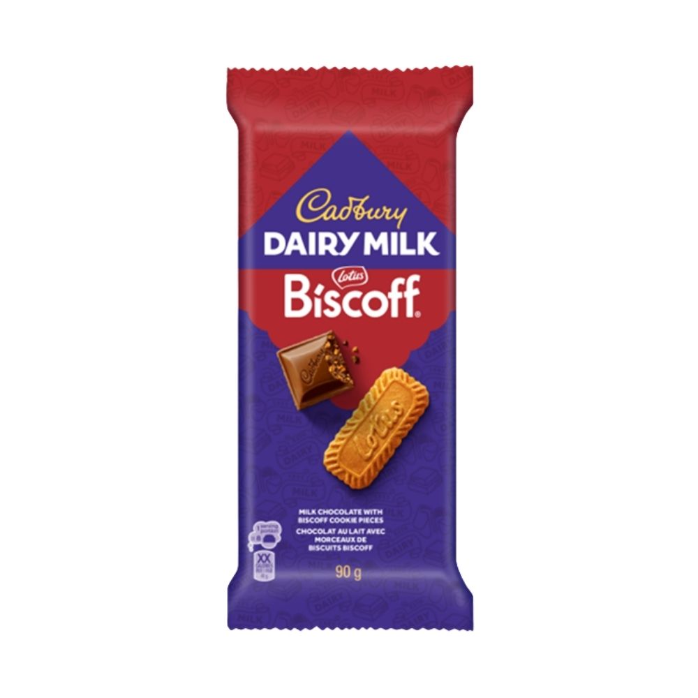 Cadbury Dairy Milk Biscoff 90g 21/bx