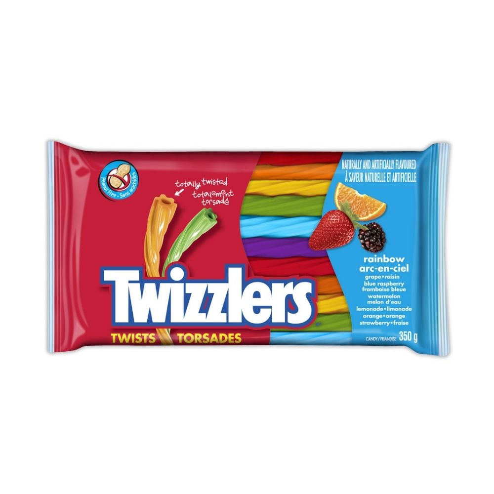 Twizzlers Assorted Twist Rainbow 350g