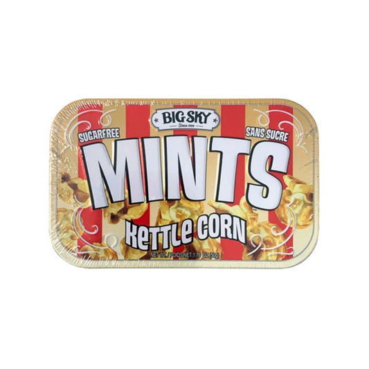Big Sky Mints Kettle Corn 50g 6/bx