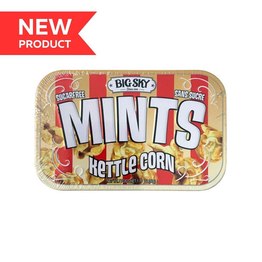 Big Sky Mints Kettle Corn 50g 6/bx