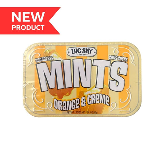 Big Sky Mints Orange & Creme 50g 6/bx