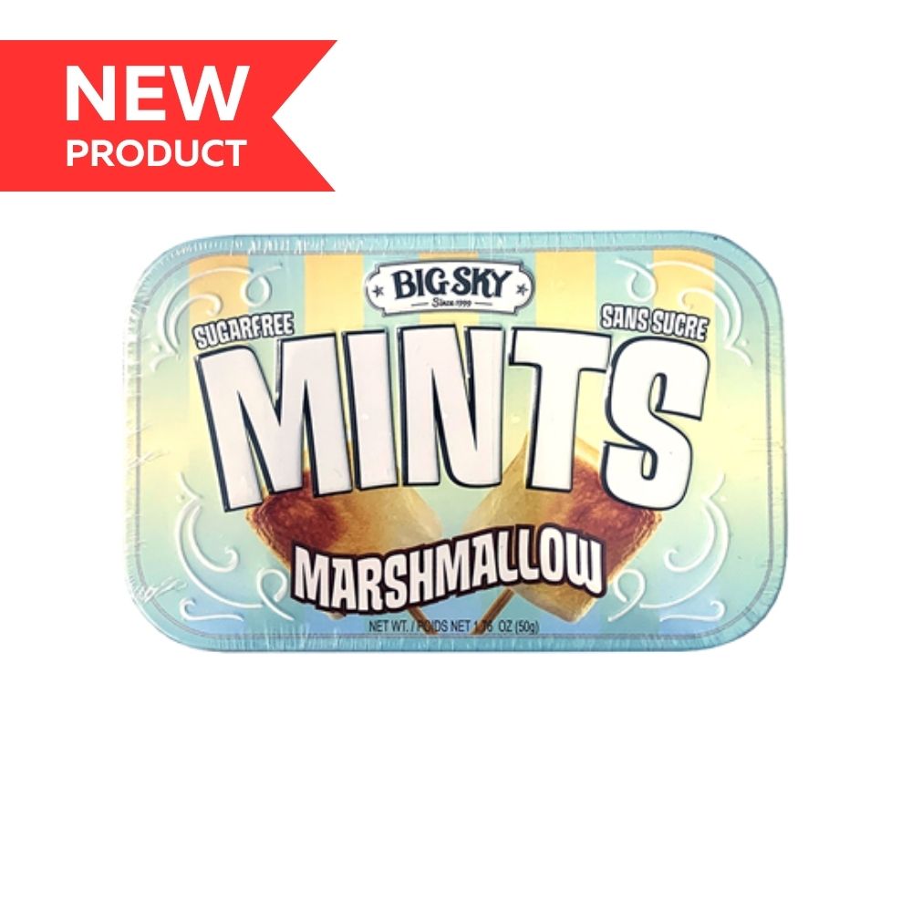Big Sky Mints Marshmallow 50g 6/bx
