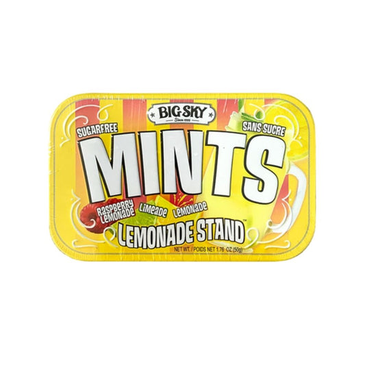 Big Sky Mints Lemonade Stand 50g 6/bx