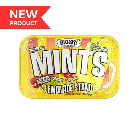 Big Sky Mints Lemonade Stand 50g 6/bx