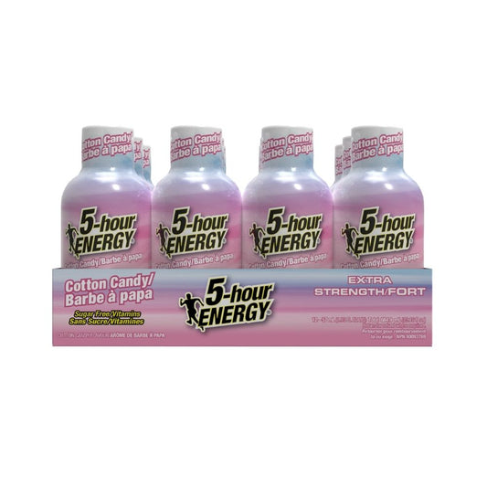 5 Hour Energy Cotton Candy 57ml 12/bx