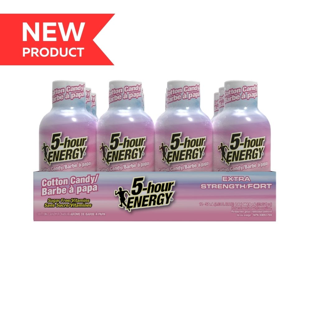 5 Hour Energy Cotton Candy 57ml 12/bx
