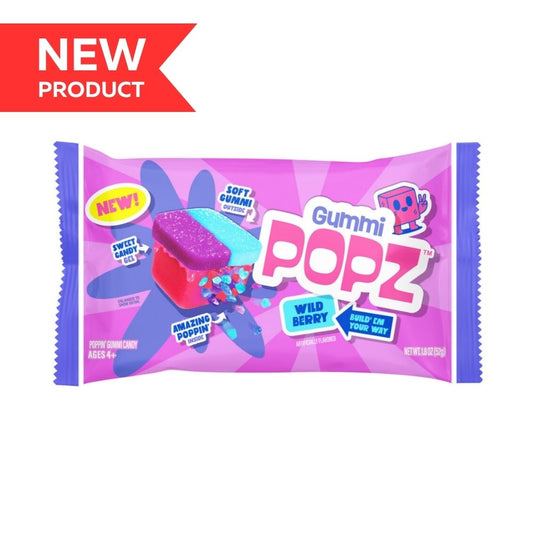 Gummi Popz! Wild Berry Sweet Candy Gel 52g 12/bx