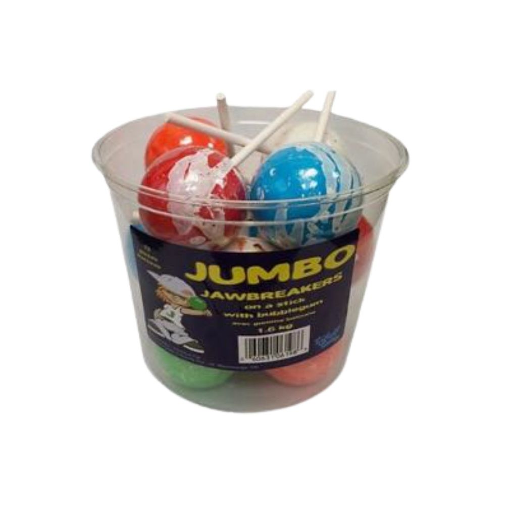 Jumbo Jawbreaker on a Stick Tub 2 1/4" 133g x 12