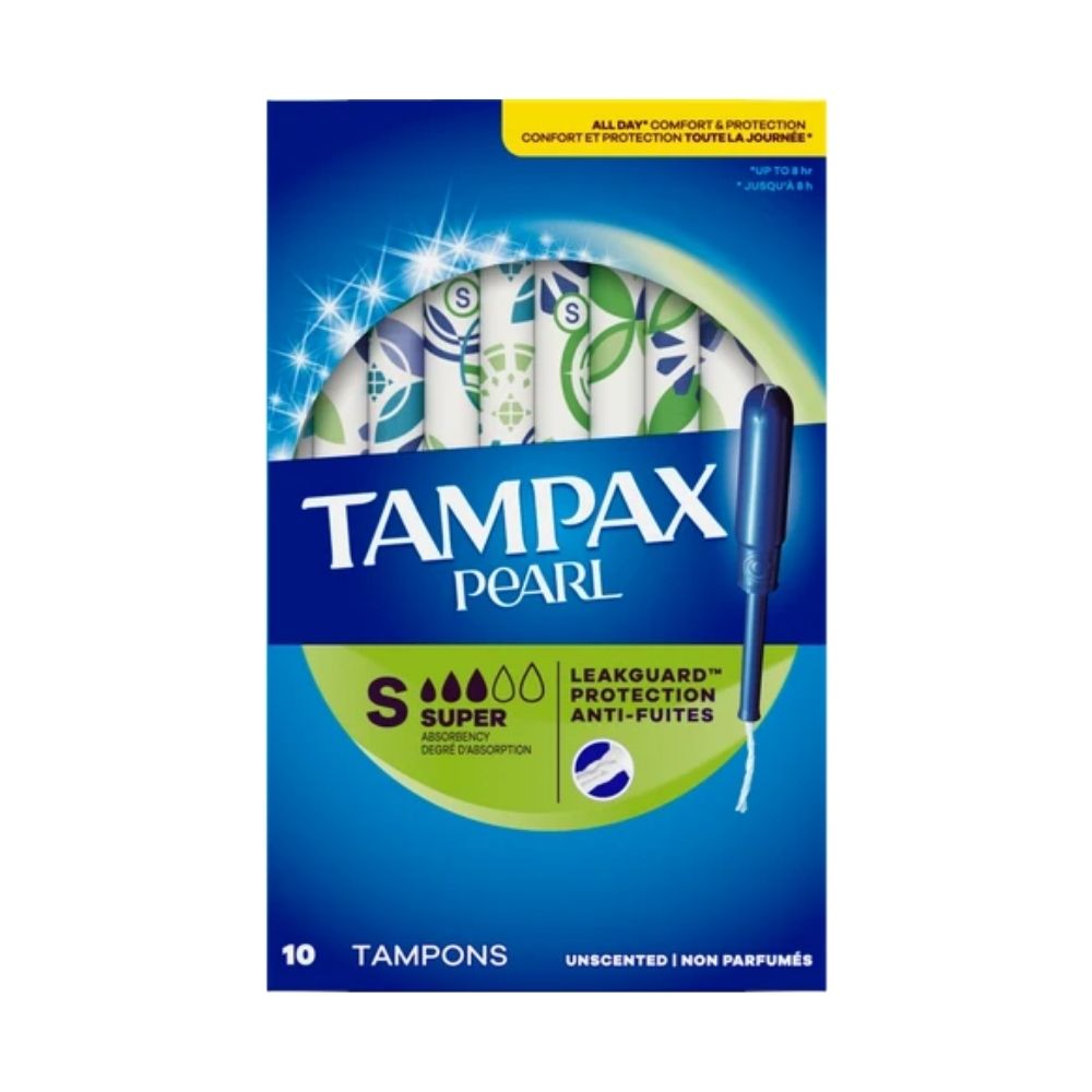 Tampax Pearl Super Absorbency Unscented Tampons