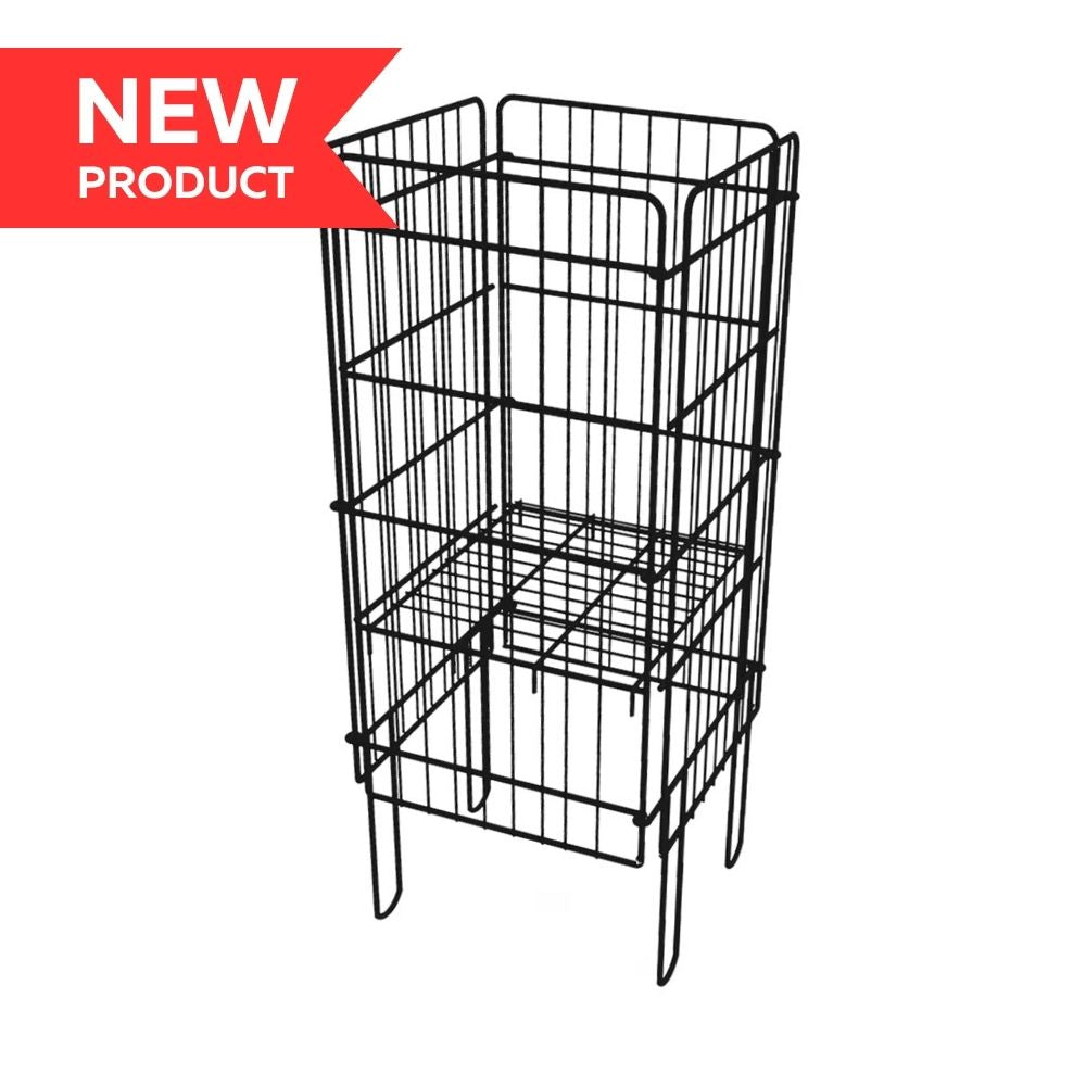 Wire Dump Bins Black
