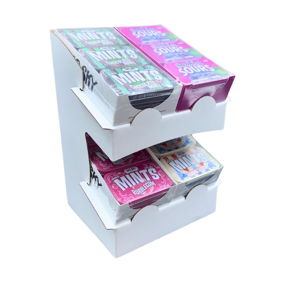 Big Sky Mint Empty Cardboard Display