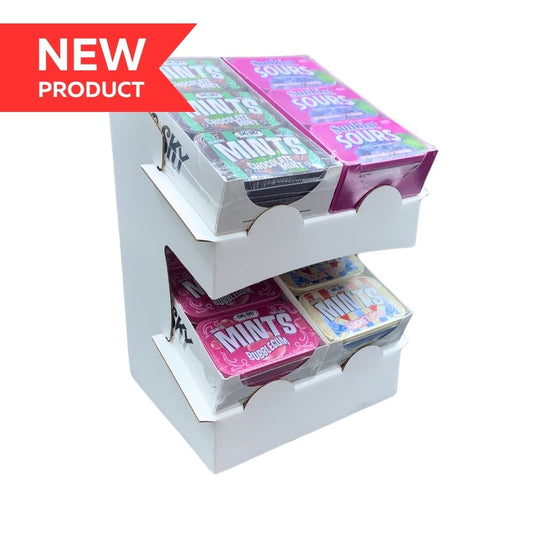 Big Sky Mint Empty Cardboard Display