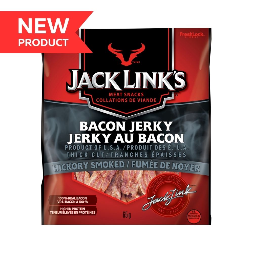 Jack Links Bacon Jerky 65g 12/cs