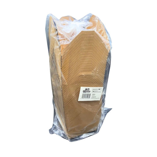 CAFE EXPRESS KRAFT PE BOX #4 40/sleeve
