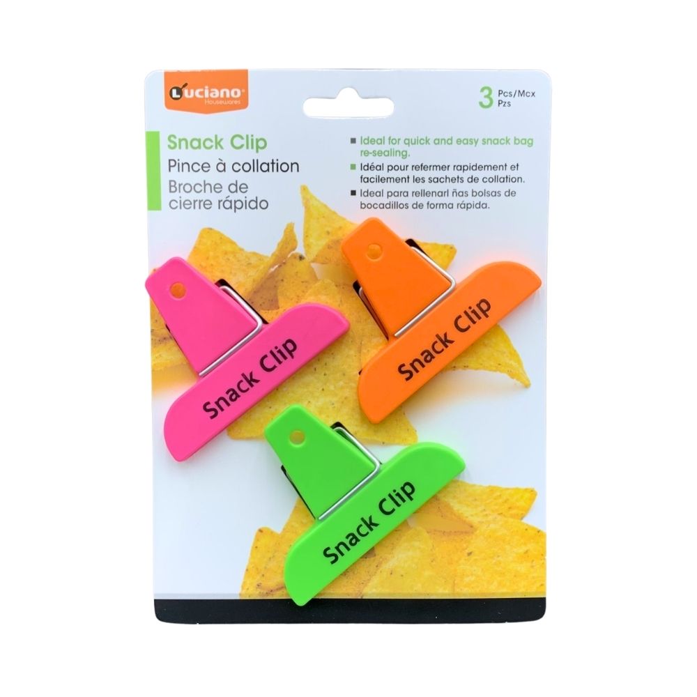 Luciano 3-pc Small Snack Clip
