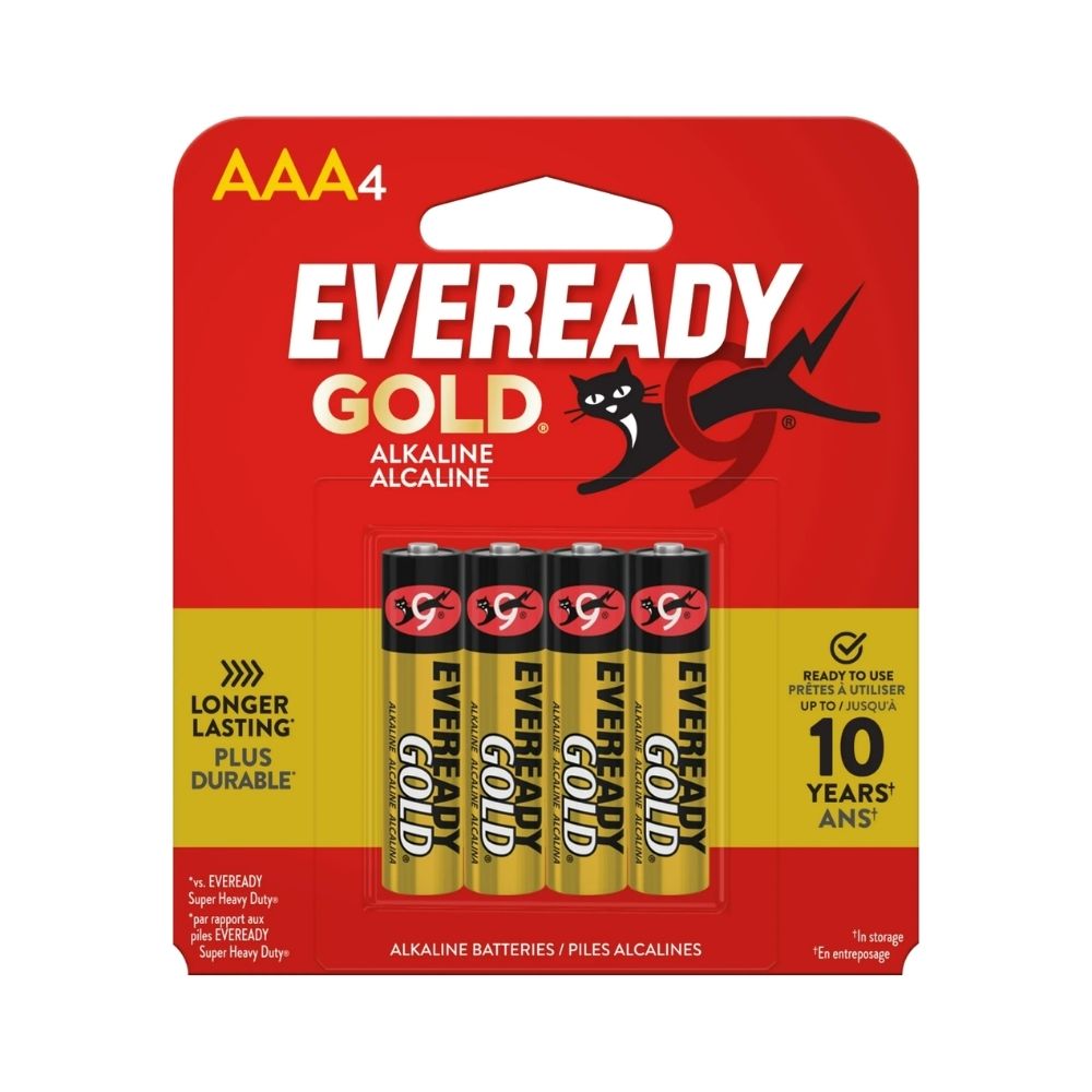 Eveready Gold Battery AAA 4/cd