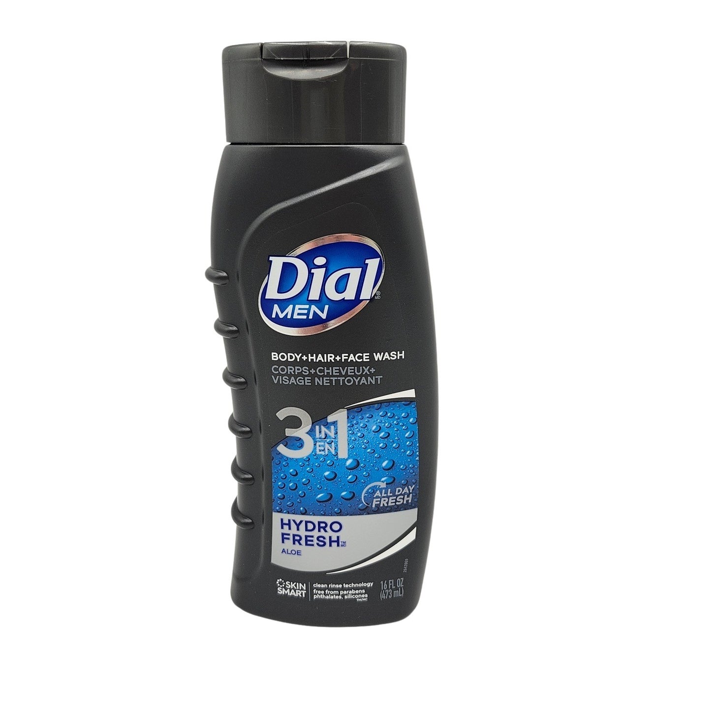 Dial Men Hydro Fresh 3 In 1 Body,  Hair, Face Wash