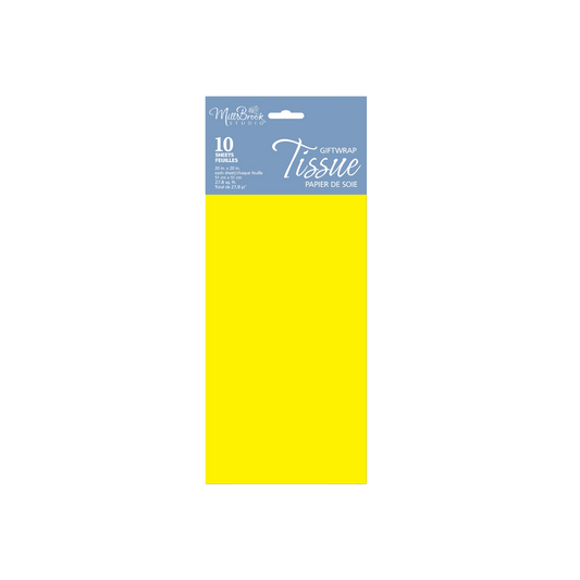 Tissue Paper Yellow 10's 12/cs