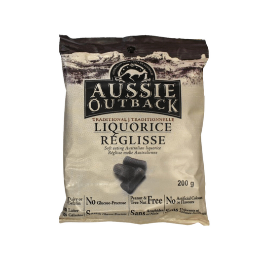 Aussie Outback Tradional  Liquorice 200g 8/cs