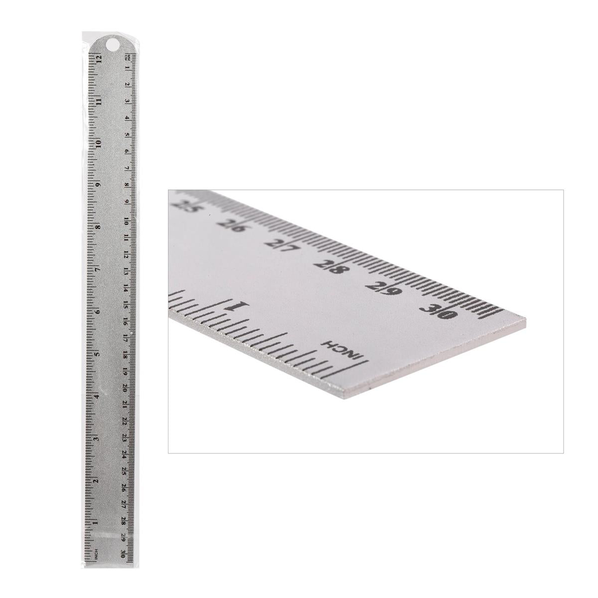 Office Works Aluminum Ruler 12" 30 cm