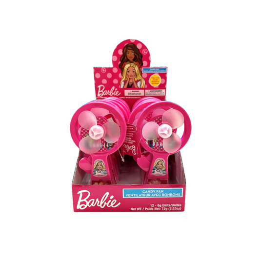 Barbie Candy Fan 6 g 12/bx