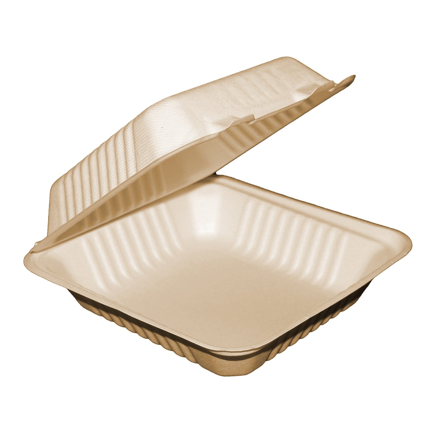 Food Containers 8"x8"x3" 100/sl 1 Compartment