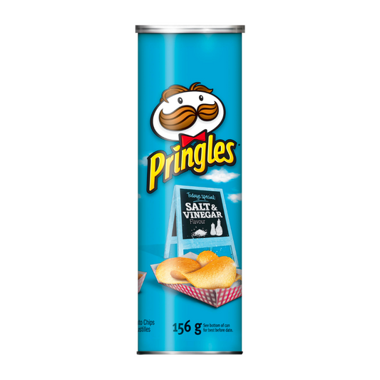 Pringles Salt & Vinegar 156g 14 per case