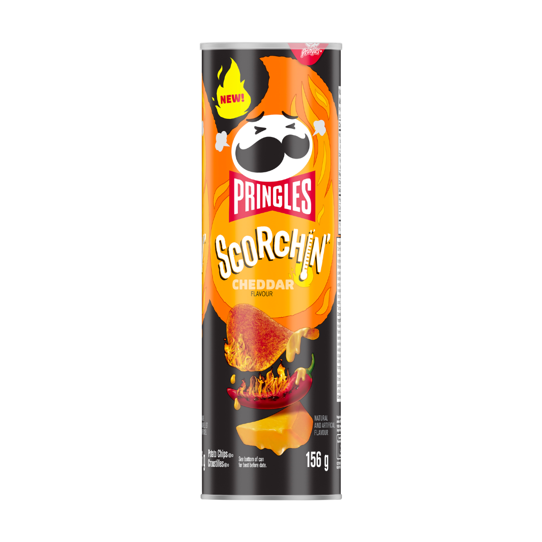 Pringles Scorchin Cheddar 156 g