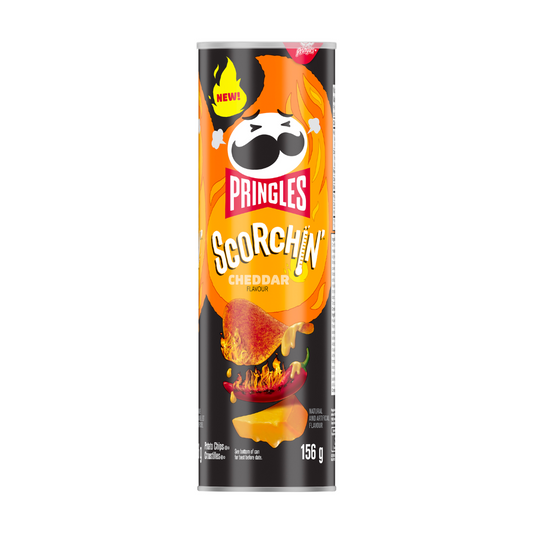 Pringles Scorchin Cheddar 156 g 14/cs