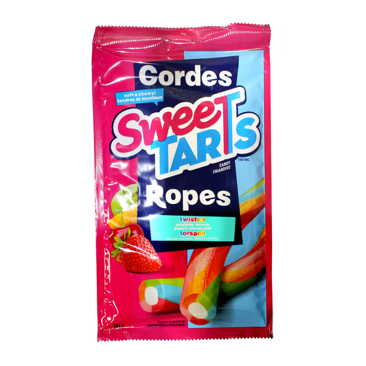 Sweetarts Ropes Twisted Rainbow Punch 141 g 12/bx