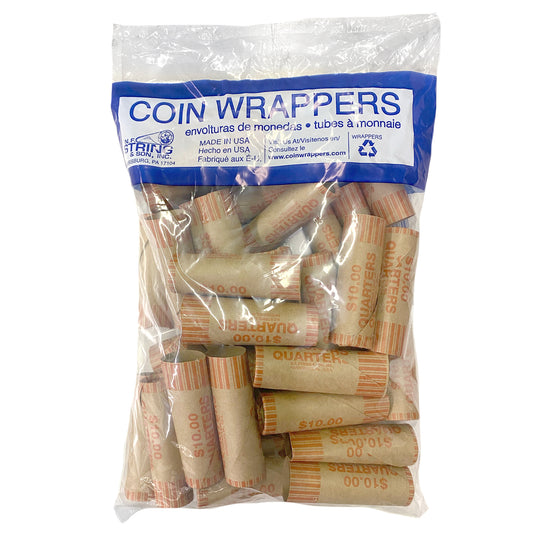 Coin Wrapper 0.25  Paper 36/pk
