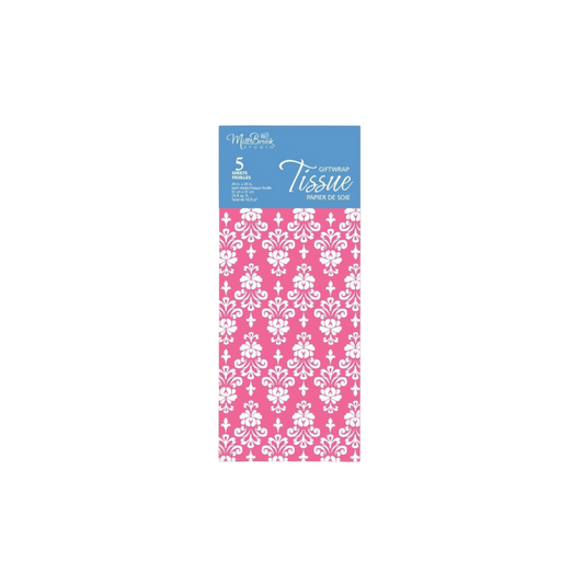 Tissue Paper Demask Pink 6's 12/cs