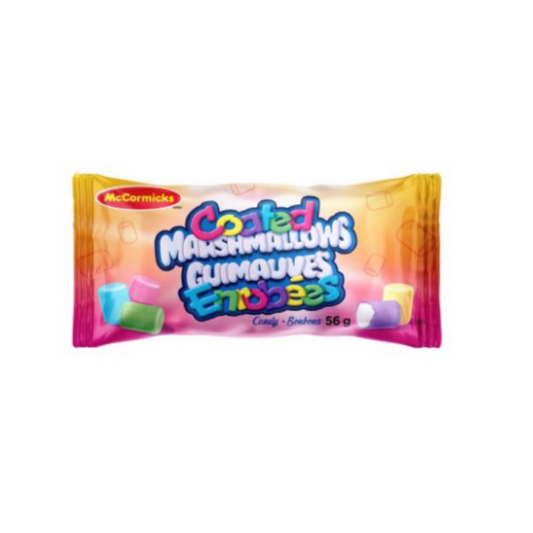 MC Candy Coated Marshamllows inPouch 56 g 24/cs