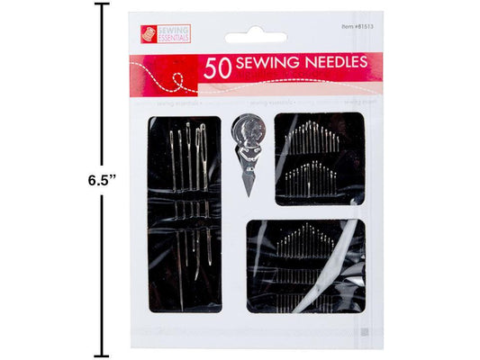 50 Pc Assorted Sewing Needles