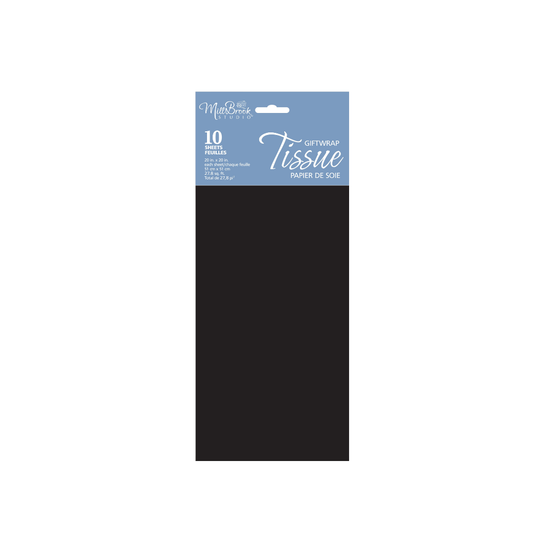 Tissue Paper Black 10's 12/cs