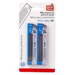 O.WKS HB Pencil Lead 2x25/pk