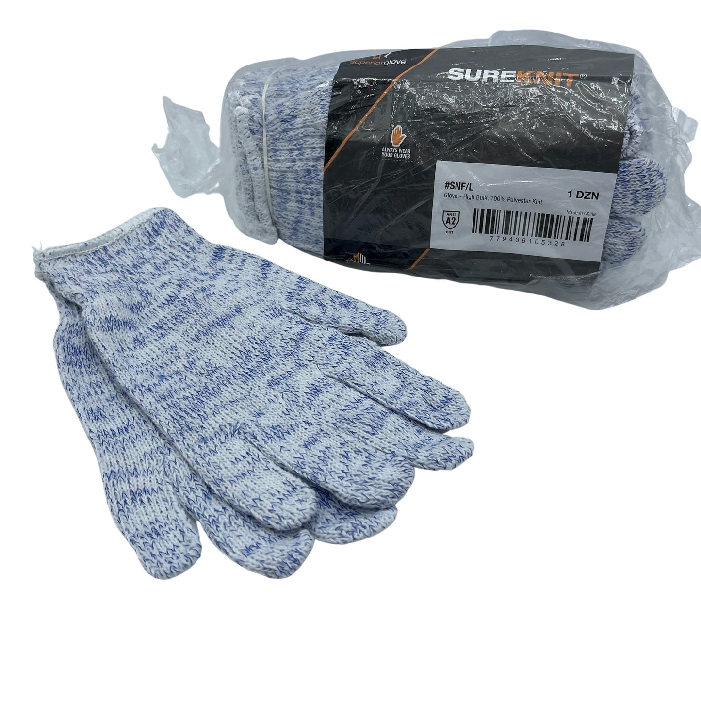 Superior Glove Heavy Weight, Nylon Lg