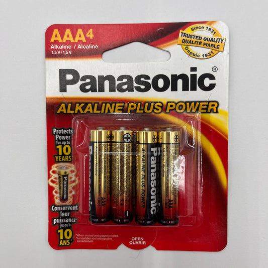 AAA 4/cd Battery ALKALINE Panasonic
