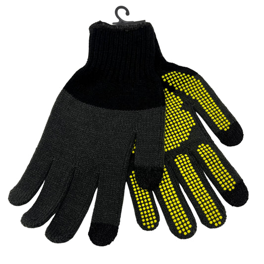 Thermal Knit Work Glove w/PVC Dots sz 7 (Small)