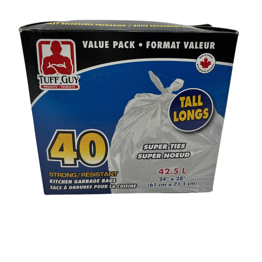 Kitchen Garbage Bags 20x28 40's