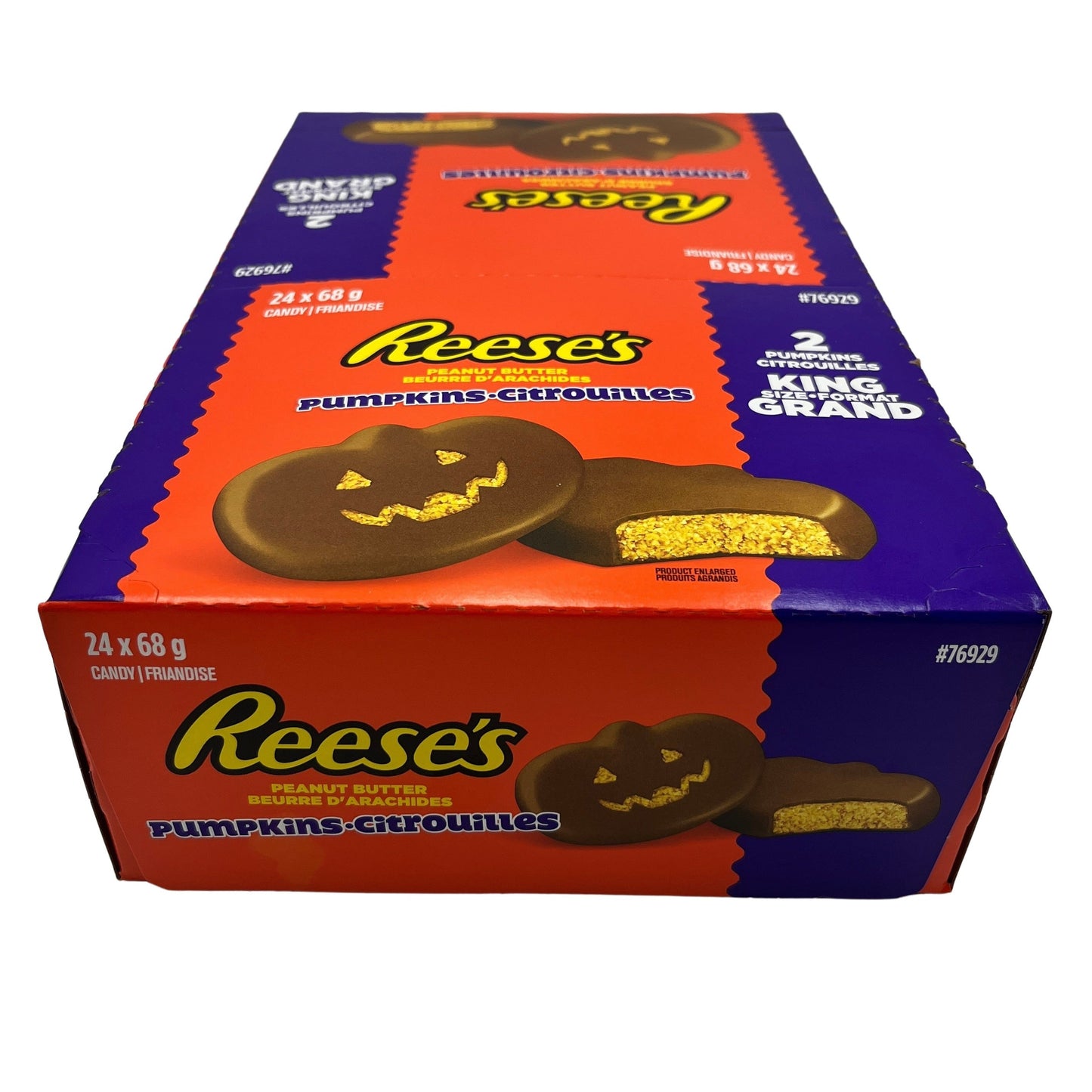 Reese's Pumpkin Shaped 2 pc King Size 68 g