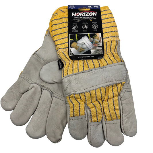 Horizon Cowhide Glove Lined Large #1800
