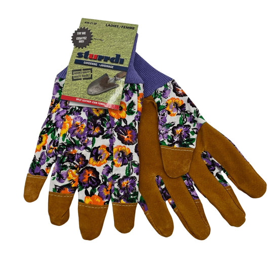 Ladies Split Pig Leather Garden Glove