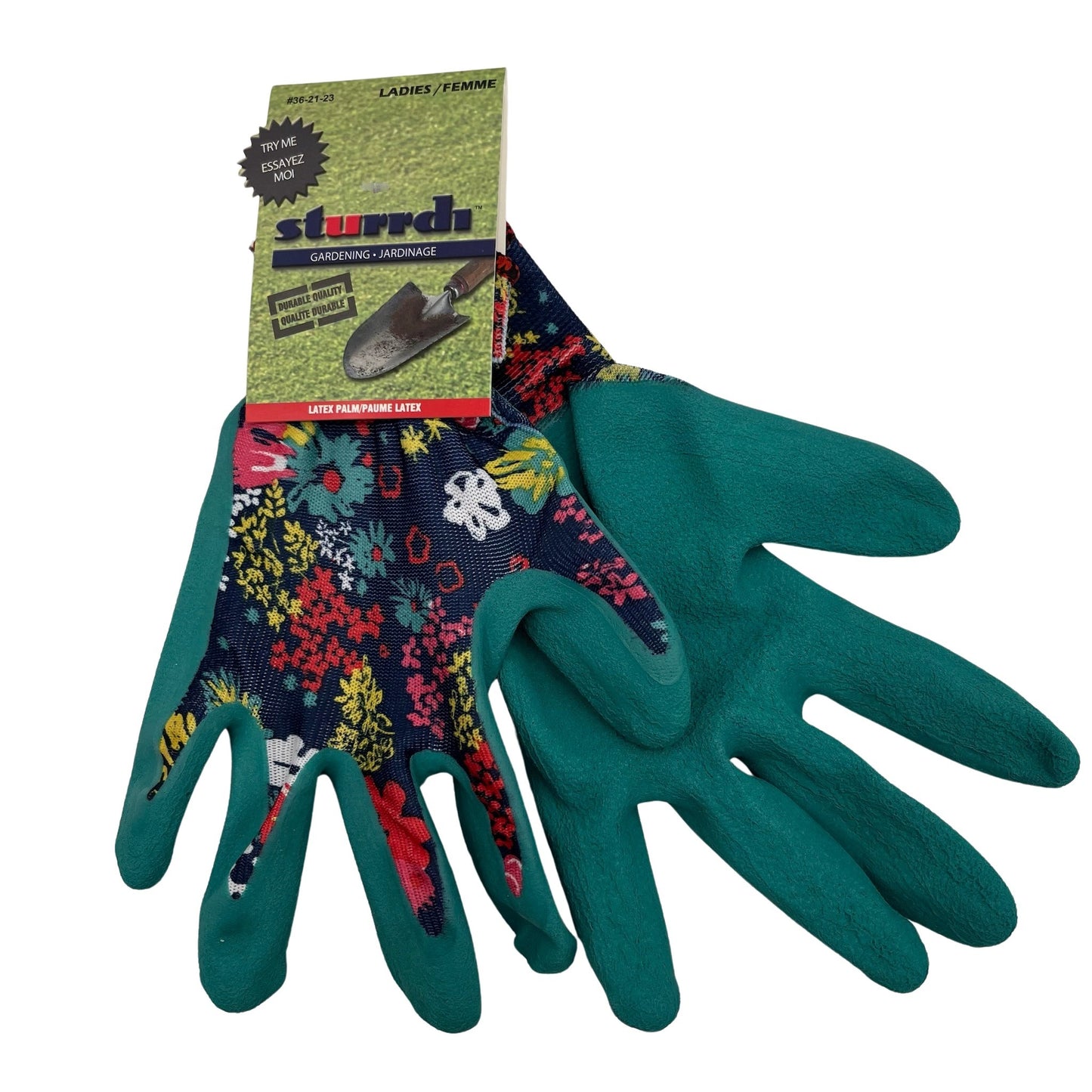 Floral Garden Glove Latex Palm