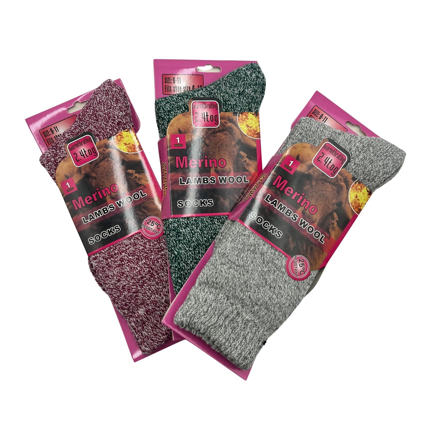 Heated Ladies Socks - 1/pack