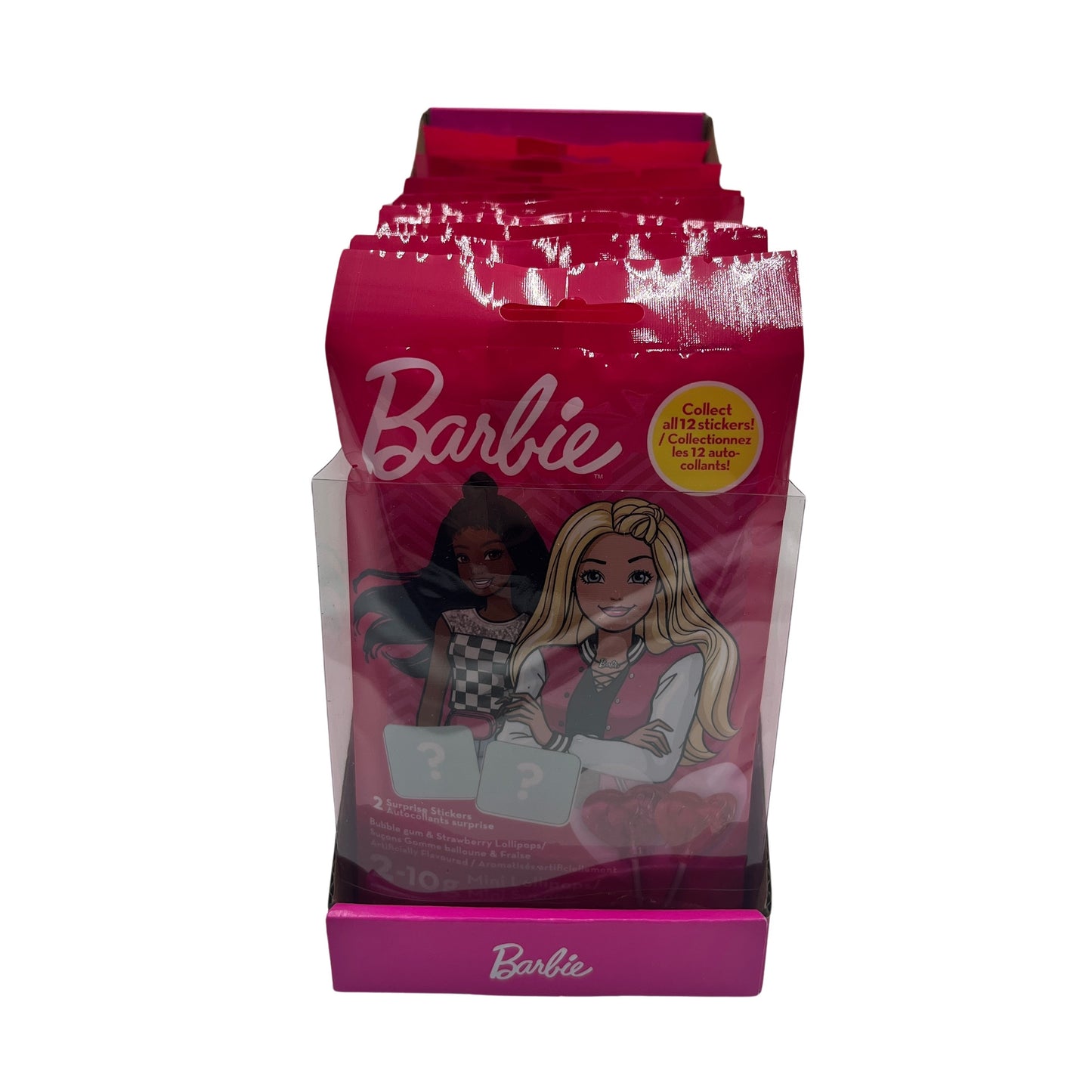 Barbie Mini Lollipops 2x10 g  12/bx