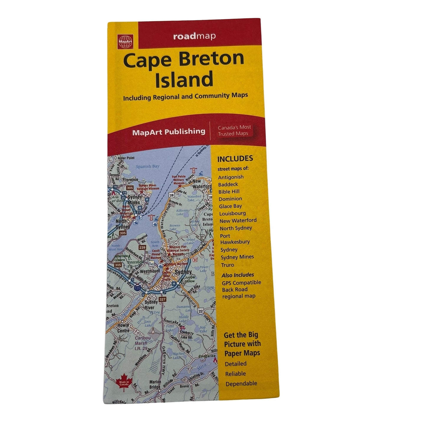 Cape Breton/Syd/Truro Road Map